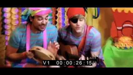 Pedro y Paula en backstage grabación película 3D Casa Fantasma