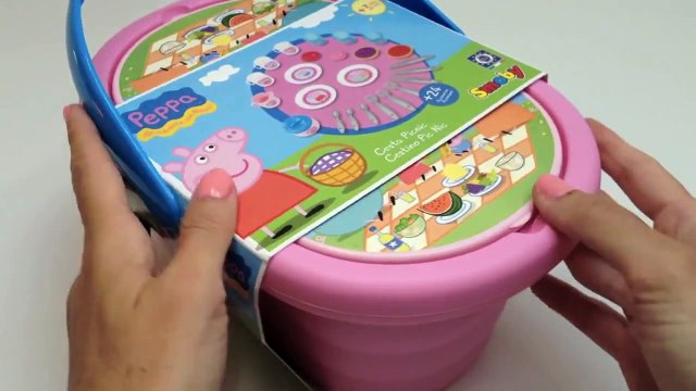 Play Doh Peppa Pig Picnic Basket Cesta de Picnic Dora The Explorer Cookie Monster Toys