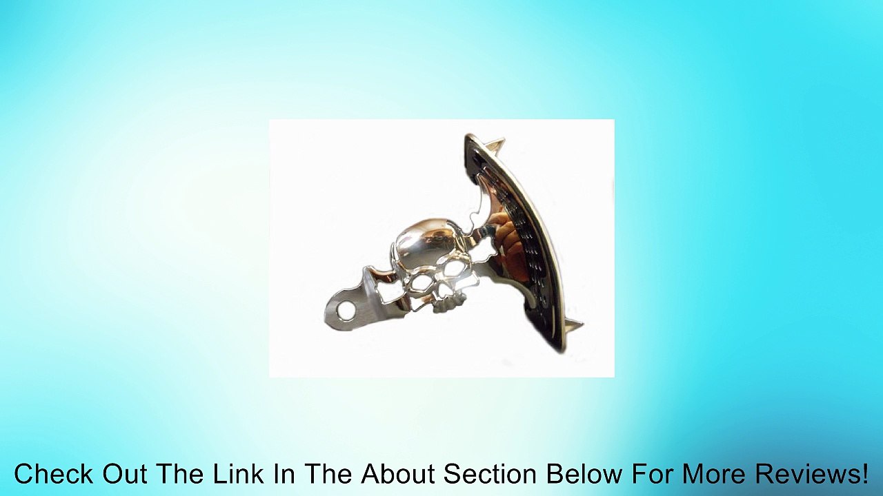 Harley Davidson Street Bob Skull 3/4'' Axle Chrome Vertical License Plate Mount Review