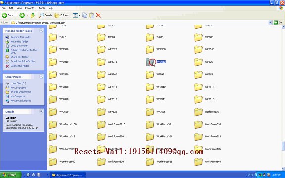 RESET EPSON Resets WF3012 Adjustment Program resetter