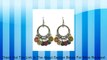 Pair Multicolor Wooden Round Shaped Pendant Circle Hook Earrings Gift for Girls Review