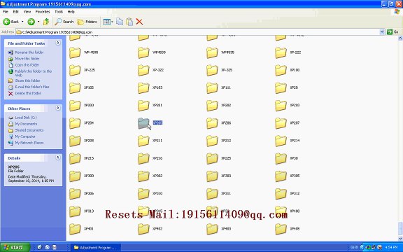 RESET EPSON Resets XP-205 Adjustment Program resetter
