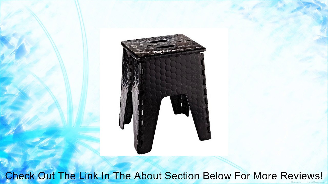 B & R Plastics 152-6BK E-Z Foldz Black 15" 'Neat Seat' Step Stool/Seat Review