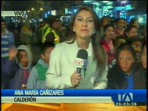 Empezó la peregrinación hacia el Quinche