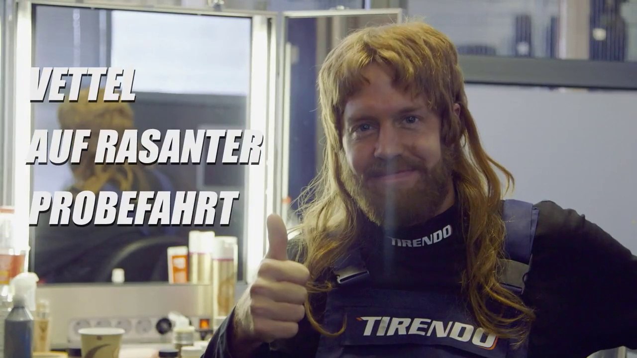 Sebastian Vettel getarnt als wilder Automechaniker - Prank