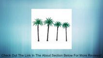 14pcs 1/50 1.9 inch - 6.6 inch Coconut Model Palm Trees Layout Train Scale