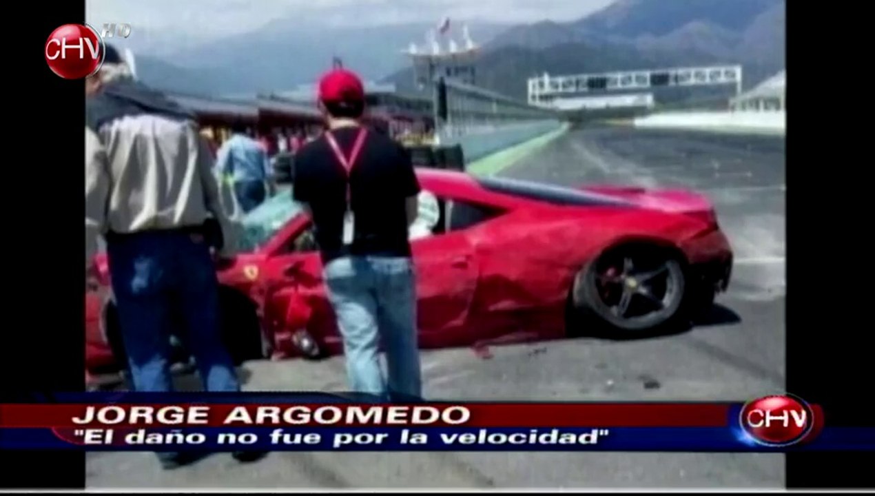Video muestra violento choque de Ferrari único en Chile que quedó inutilizable - CHV Noticias