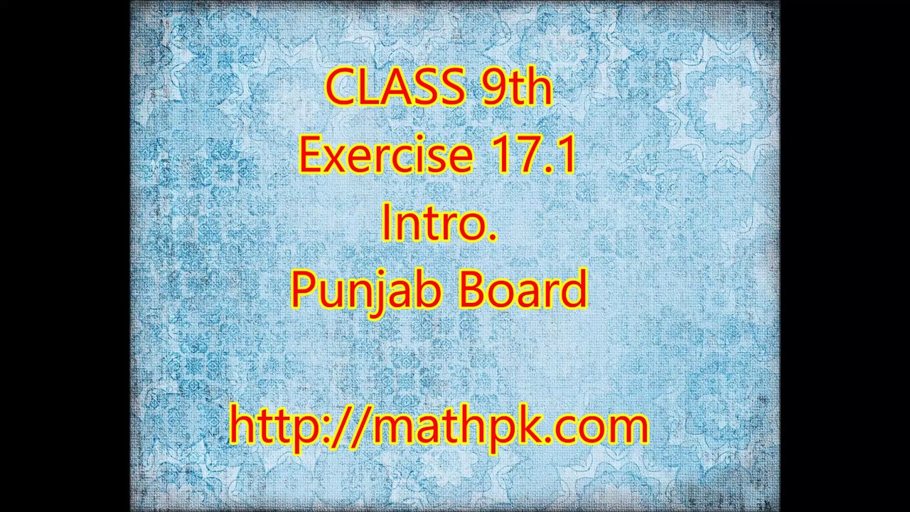 17.1- Inro. (P. Board-Class 09th)