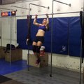 3 strict pull ups 5 weighted pull ups 20# 7 c2b set 2