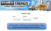 Forex Trendy Review - A look inside members area of Forex trendy