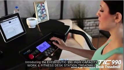 Exerpeutic Workfit Desk Station Electric Treadmill