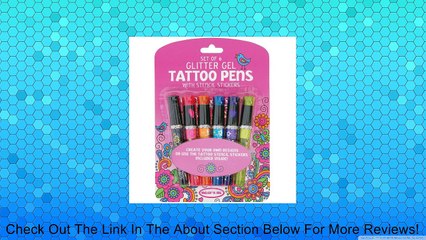 Molly 'n Me Glitter Gel Tattoo Pen Set with Stencil Review