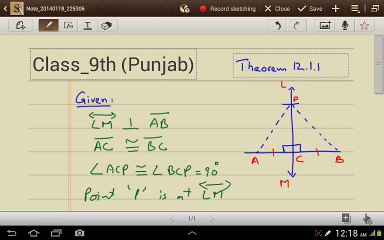 P_Math_Class 9_ Theorem (12.1.1)