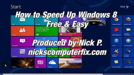 How to Speed up your Computer Windows 8 - Free & Easy