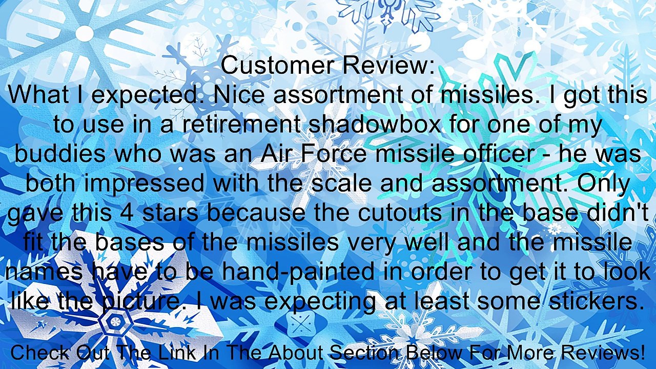 Revell Monogram USA/USSR Missile Set Plastic Model Building Kit, 1:144 Scale Review