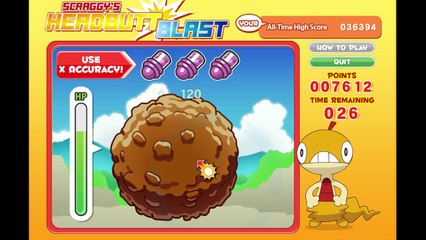 Pokemon Scraggy's Headbutt Blast Let's Play / PlayThrough / WalkThrough Part