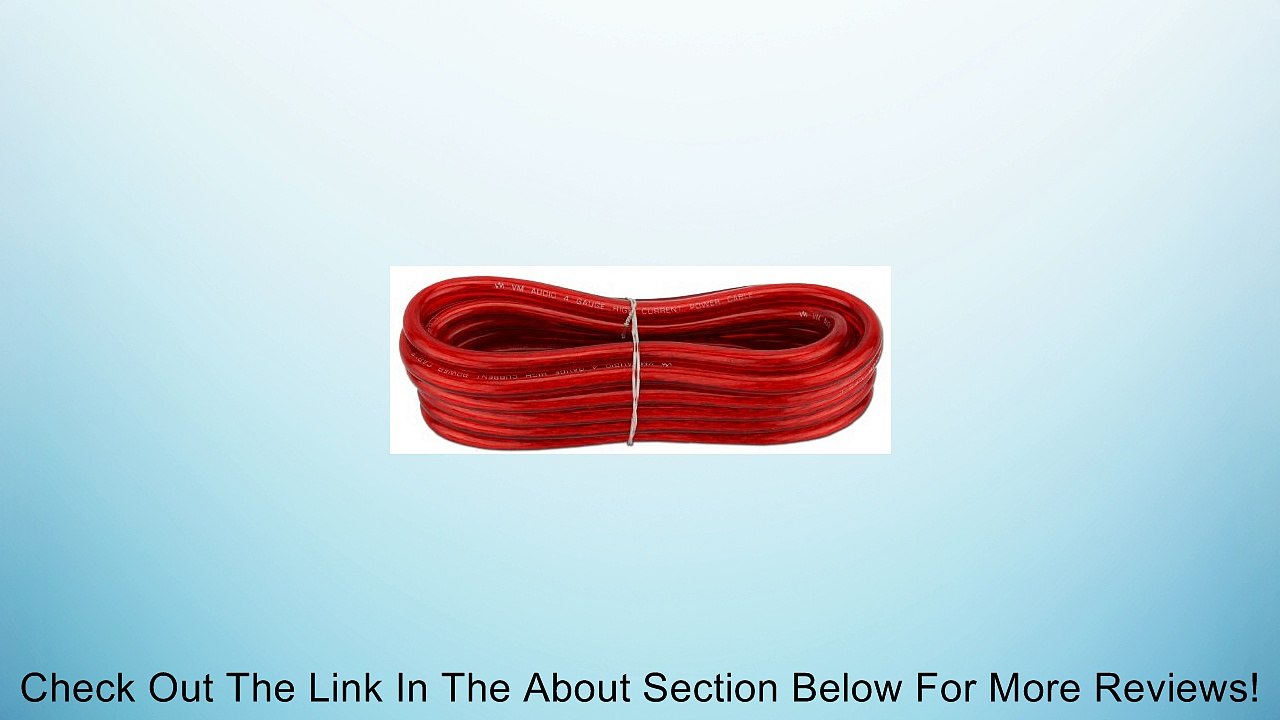 VM Audio SRPK4R 4 Gauge Ga Car Amplifier Amp Wiring Kit+ 2 Farad Power Capacitor Review