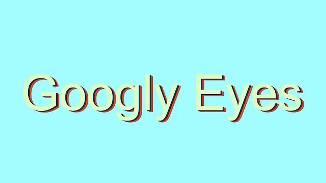 How to Pronounce Googly Eyes video Dailymotion