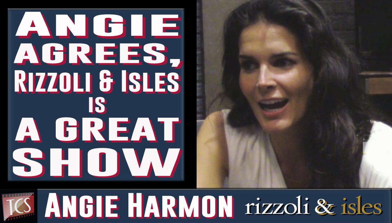 Angie Harmon Agrees - Rizzoli & Isles is a Great Show