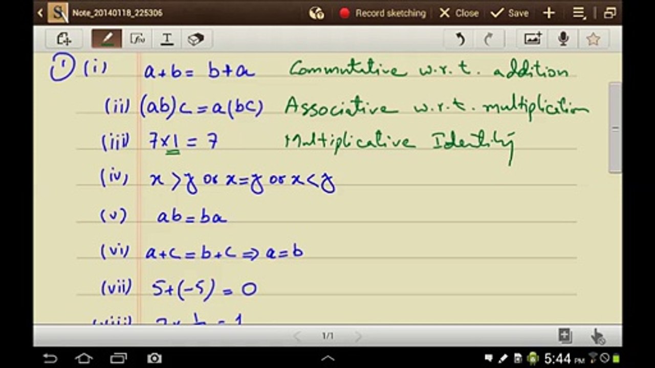 P-Math Class 9-Unit 2-Ex. 2.2-Q.1