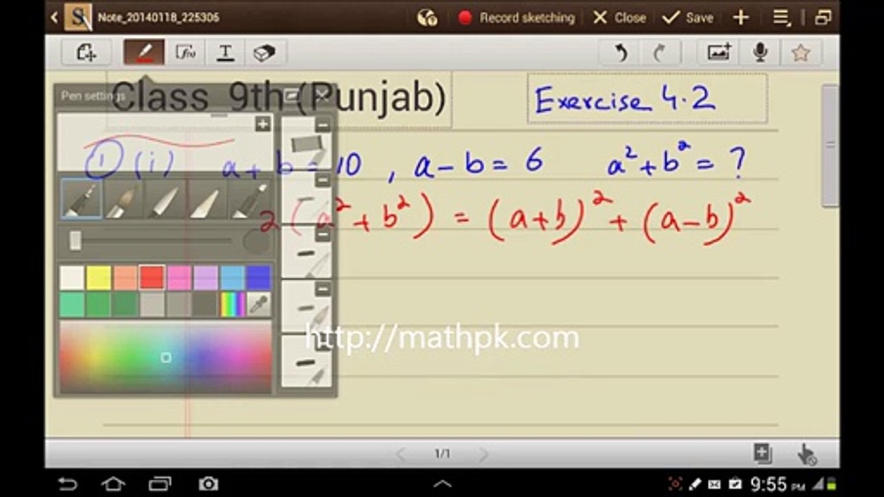 P-Math Class 9-Unit 4-Ex. 4.2-Q.1