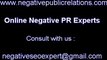 Negative Online PR Agency & Negative Publicity Services