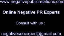 Negative Online PR Agency & Negative Publicity Services