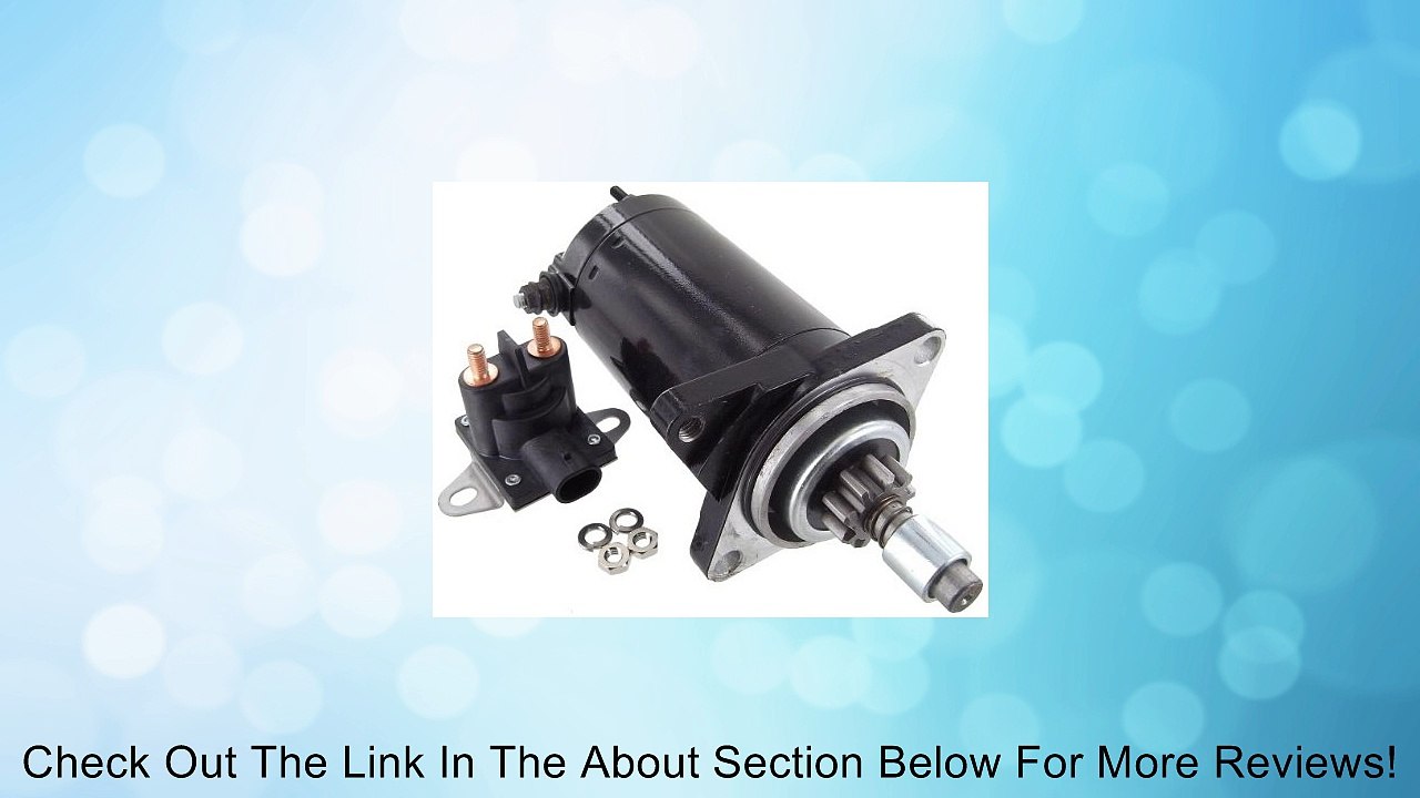 Starter & Solenoid Relay 1995-2005 Sea Doo GTI GTS GTX Jet Ski PWC Review