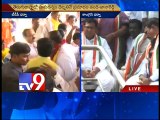 TDP, Congress held pro and anti dharnas over rename of RGI airport