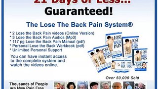 Lose The Back Pain System