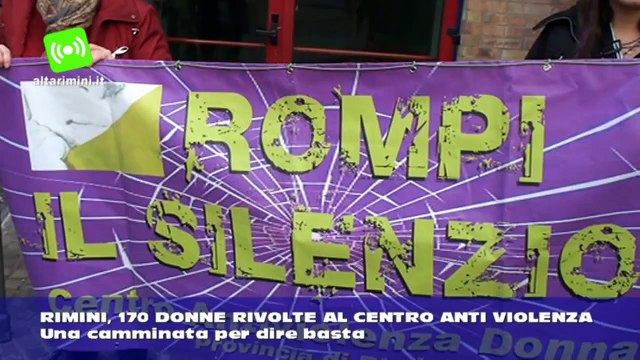 170 donne riminesi rivolte al centro antiviolenza, camminata per dire 'basta'