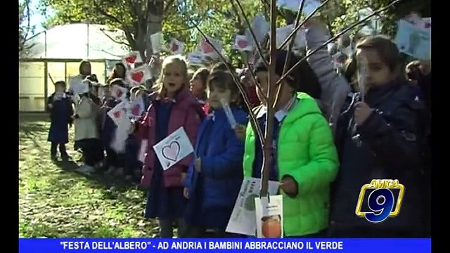 FESTA DELL'ALBERO | Ad Andria i bambini abbracciano il verde