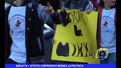 BARLETTA | Istituto comprensivo "Mennea", la protesta