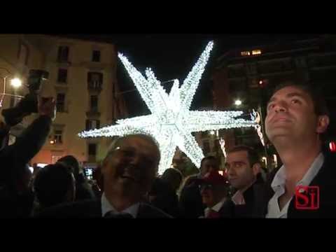 Napoli - Natale, accese le luminarie delle vie dello shopping -2- (21.11.14)