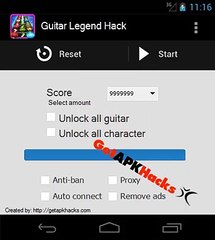 Guitar Legend Hack and Cheats Download for android and iOS