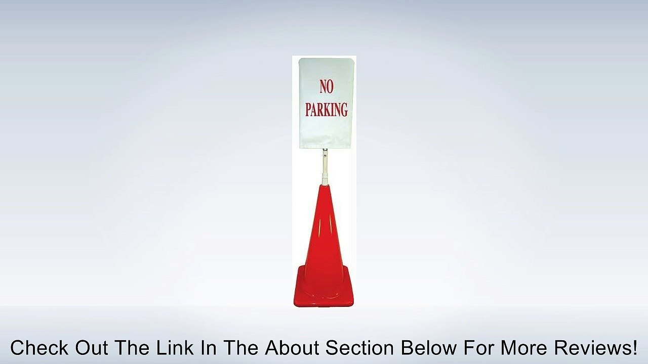 Olympia Sports SA805M Cone Sign Kit - NO PARKING - Red-White Review
