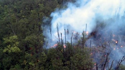 WATCH: Lava flow inches towards town in Hawaii