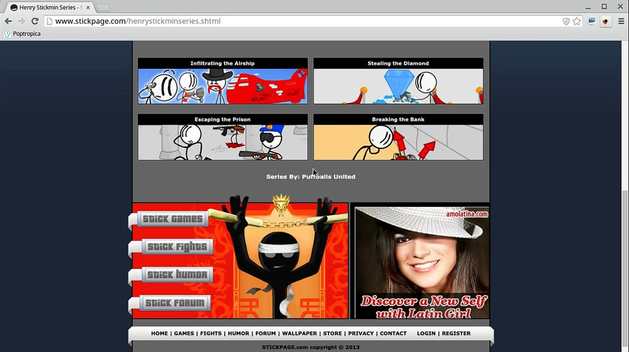 Let's play Henry Stickmin: Steal The Diamond