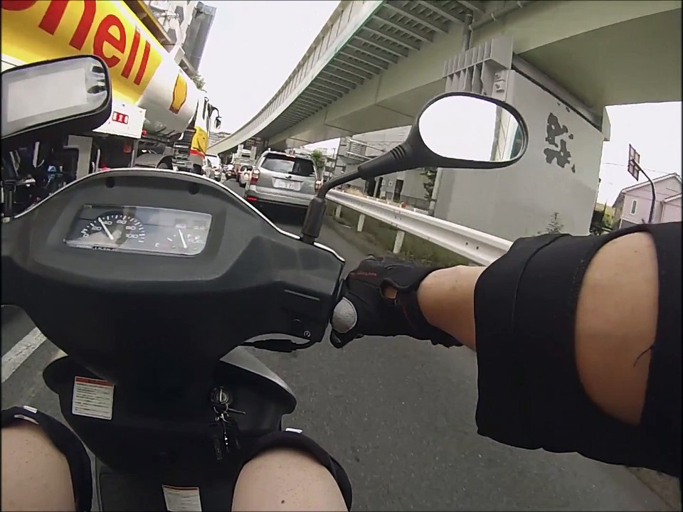 2014_7_21 東京某区から池袋へー①(環7辺りまで)(GO PRO SUZUKI VECSTAR150 スズキ ベクスター 走行 動画)