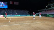 Coupe Davis 2014 - Federer & Wawrinka à l'entraînement avant le double