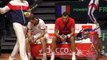Coupe Davis 2014 - Tsonga/Gasquet à l'entraînement avant leur double
