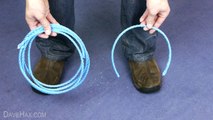 Comment couper une corde en cas d'urgence - méthode énorme!