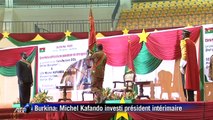 Burkina Faso: Michel Kafando investi président intérimaire