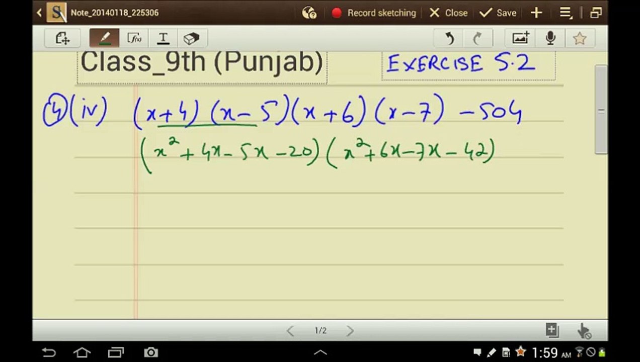 P-Math Class 9-Unit 5-Ex. 5.2-Q.4 (4)