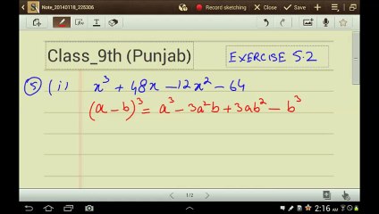 P-Math Class 9-Unit 5-Ex. 5.2-Q.5