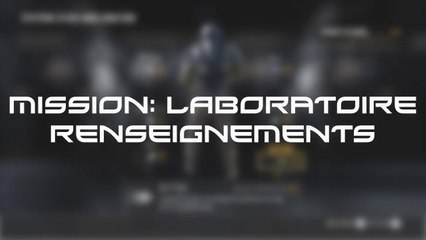 Intel Advanced Warfare - Mission 10 laboratoire