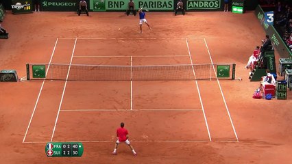 Roger Federer fait craquer Richard Gasquet