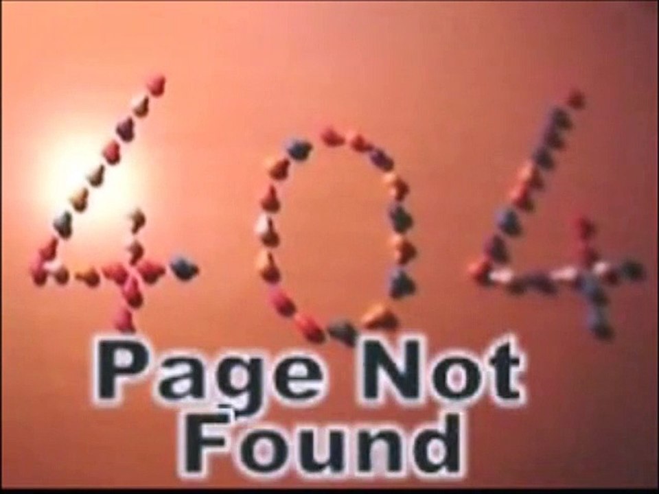 Error 404 - Page Not Found