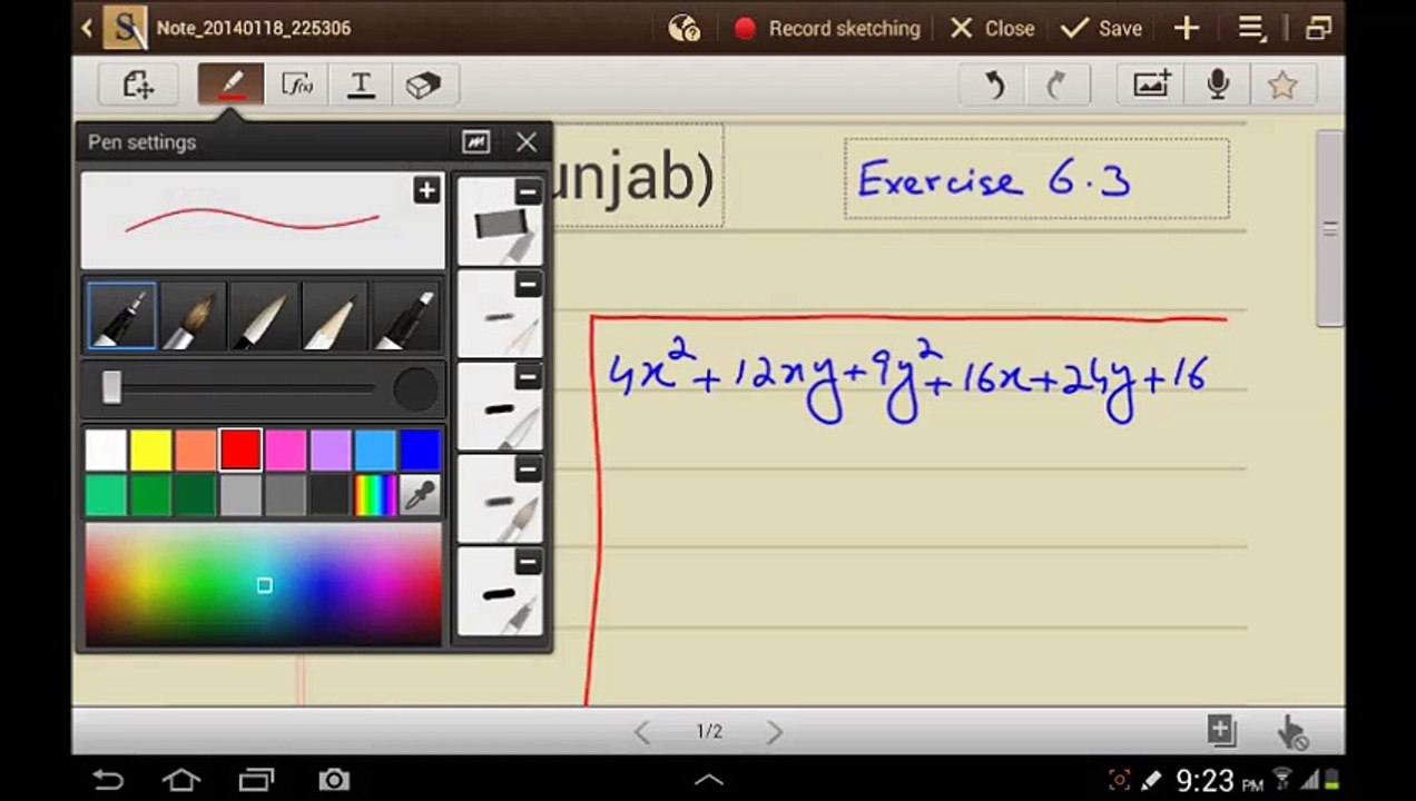 P-Math Class 9-Unit 6-Ex. 6.3-Q.2 (1)