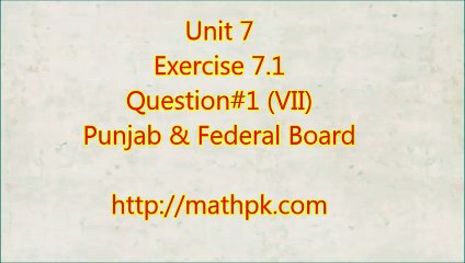 P-Math Class 9-Unit 7-Ex. 7.1-Q.1 (7)